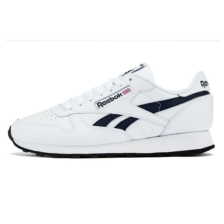 

Reebok Classic Leather Unisex White Navy Black 100033996 EU 43