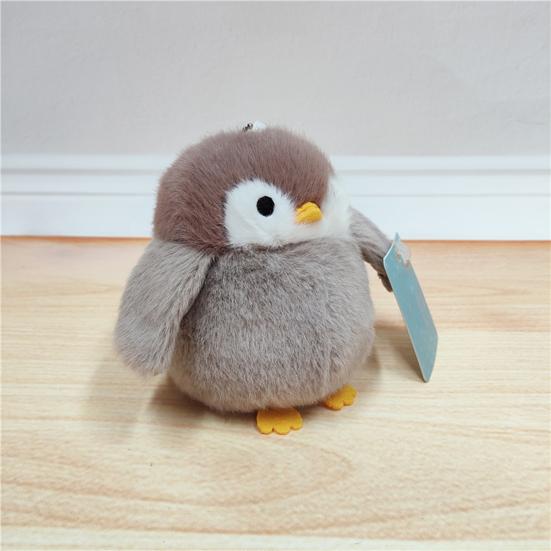 Schattige Vogel Pluche Hanger Zacht Knuffeldier Papegaai Wilde Eend Sleutelhanger Pluche Rugzak Accessoire Cadeau voor Kinderen Vogel Liefhebbers