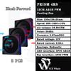 LDPCSJ Prism 4RS 120mm ARGB PC Case Fan with Infinity Mirror Design Motherboard Sync 4PIN PWM CPU Cooler Ventilador Fuel Injectors 6