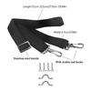 2/4pcs Adjustable Bimini Top Straps with Snap Loop Marine Nylon Top Straps
