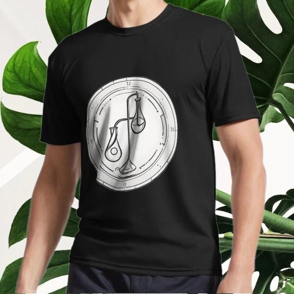 New chemistry symbol logo Active T-Shirt Logo T-Shirt Funny Size S to 5XL