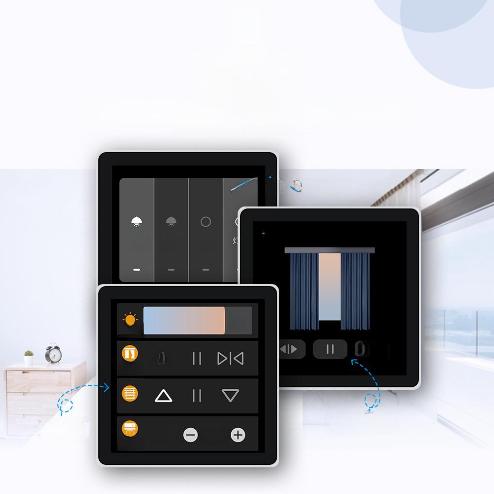 Tuya Smart Zigbee Multifunctional Touch Panel LCD Switch