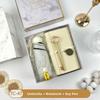 3IN1 Souvenir Gift Set Fan/Towel/Cup with Paper Bag Practical Gift Sets Stylish Design Luxury Gift Box Set Personalized Gifts