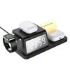 Plastic Wireless Charging Clock Fast Charging Wireless Charger Clock  Mobile Phone Charging