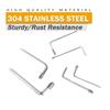 200pcs/300pcs Hex 304 Stainless Steel M2-M8 Assortment Kit Allen Head Grub Bolt Hexagon Socket Screw