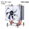 Tower Type Radiator Processor 2/4/6 Heat Pipe Air-cooled CPU Cooler White Fan mute Install slots LGA2011 2066 2099 xeon x79 x99