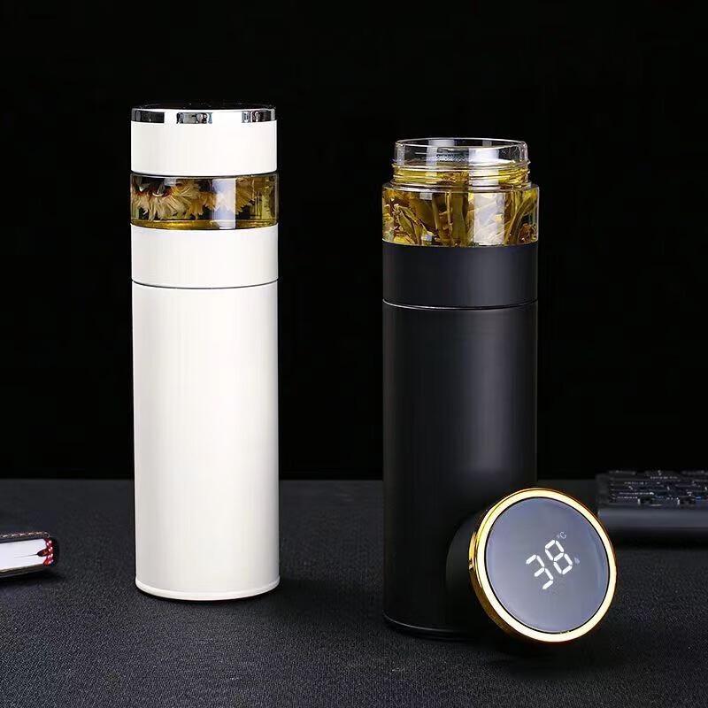 Shangheng 316 Stainless Steel Insulated Thermos with Tea Infuser and Temperature Display