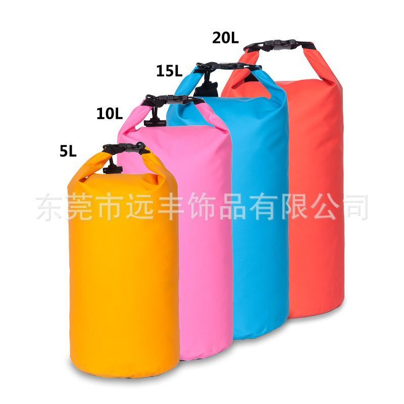 5L Waterproof Dry Bag Kayaking Rafting Hiking Camping Beach Outdoor Sports PVC Mesh Bucket Tote