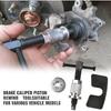 Car Brake Piston Wind Back Tool, Auto Rear Brake Pad Wind Back Tool, Brake Caliper Wind Back Tool For Replacement Of Rear Brake Pad