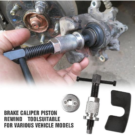 Car Brake Piston Wind Back Tool, Auto Rear Brake Pad Wind Back Tool, Brake Caliper Wind Back Tool For Replacement Of Rear Brake Pad