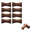 Chopstick Rest Wooden Rests 8-piece Set Cutlery Holder Spoon Japanese Tableware Gift Natural Wood Stylish Café Inn Restaurant Dining Style Commercial
