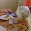 Hobonichi Globe Authentic Globe Model "Hobonichi Earth Ball Journey" English Version 20cm Model Made In Japan