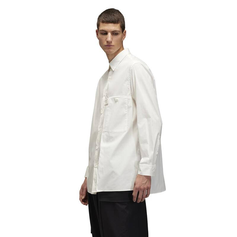 Y-3 Solid Basic Business Casual Long Sleeve Shirt Men Shirts 52-JL6665