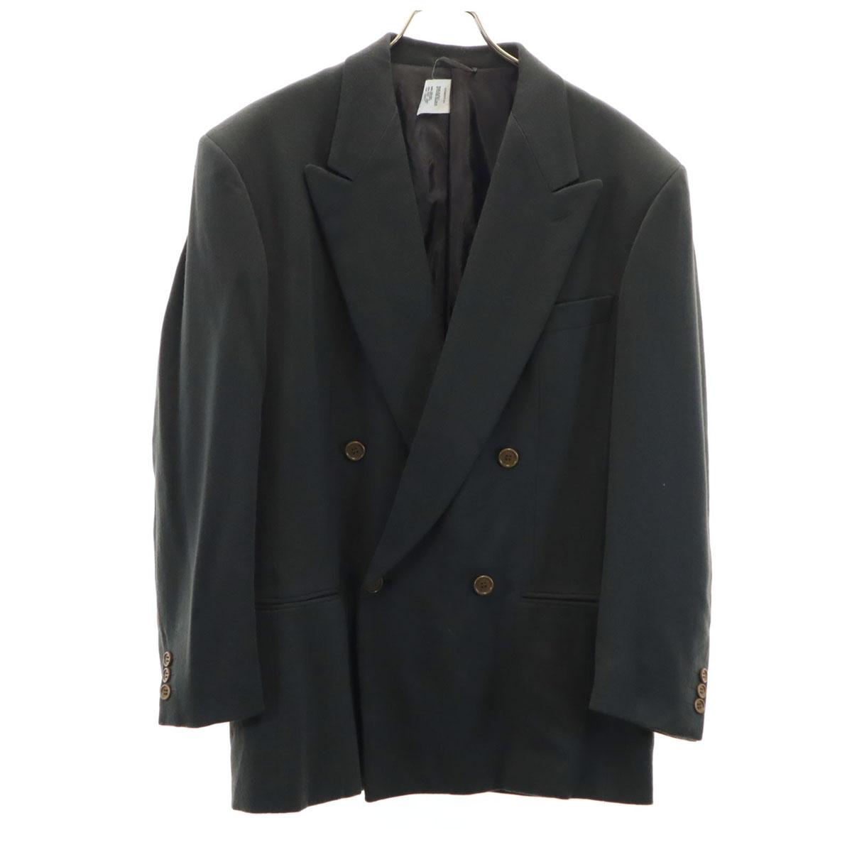 

GIORGIO ARMANI 90s Made in Italy Old double tailored jacket 48 Green gray Men s Used