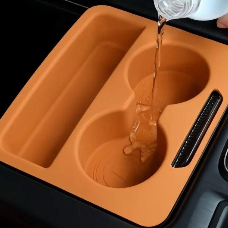 For Haval H9 24-25 GWM Tank 500 Console Push-pull Box Silicone Pad Center Armrest Storage Organizer Liner