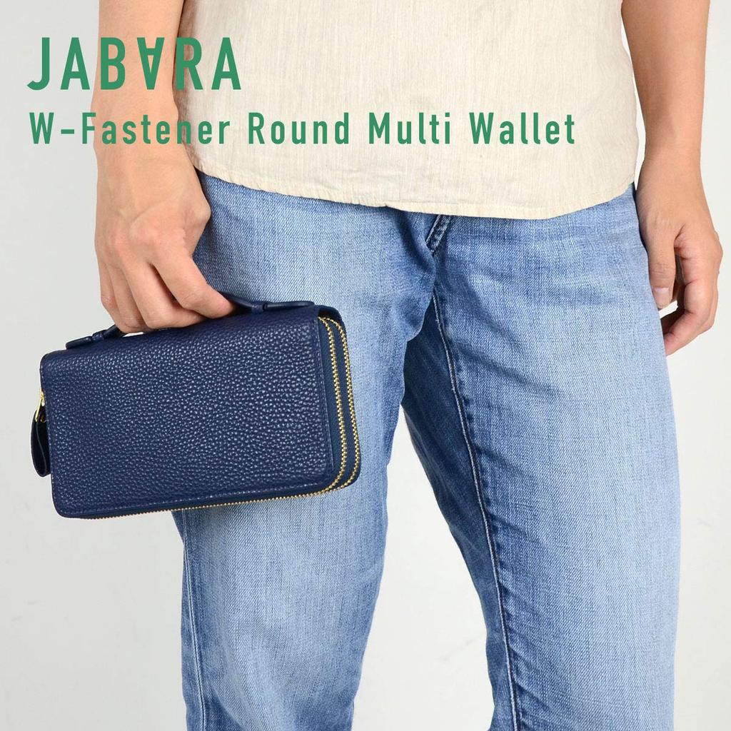 [PROG] Long Wallet with Round Zipper, Accordion Wallet, Garcon, Holds 39 Cards, Shrink Leather, Genuine Italian Leather, MJ6145