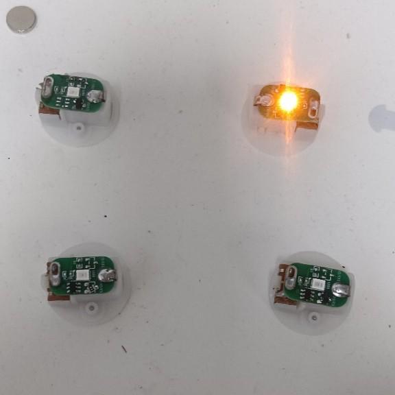 Magnetic Control Vibration Switch with Luminous Wick
