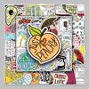 50-Piece Vine Cartoon Fresh Stickers for Laptops, Cars, and Phones