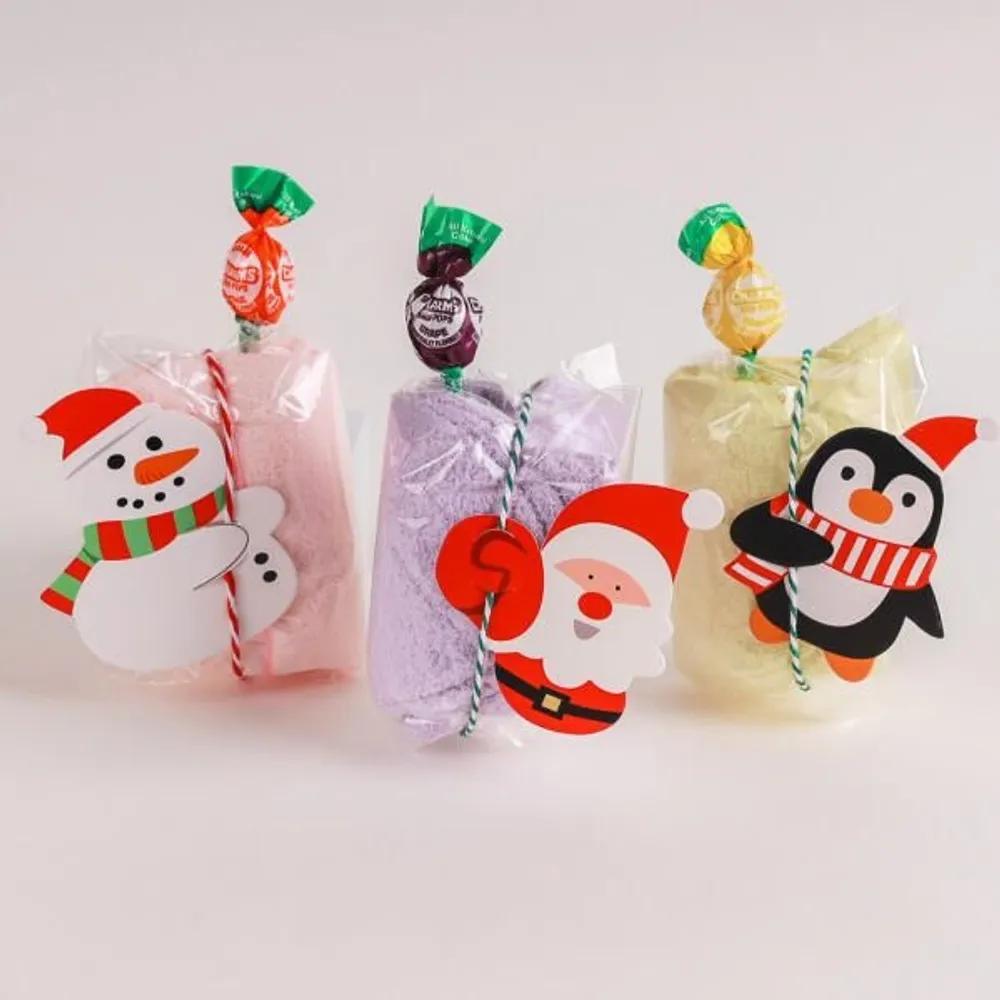 Dodohannal Character Winter Socks Goodie Bag Gift Kids Socks Snowman/Ribbed Socks M/Black