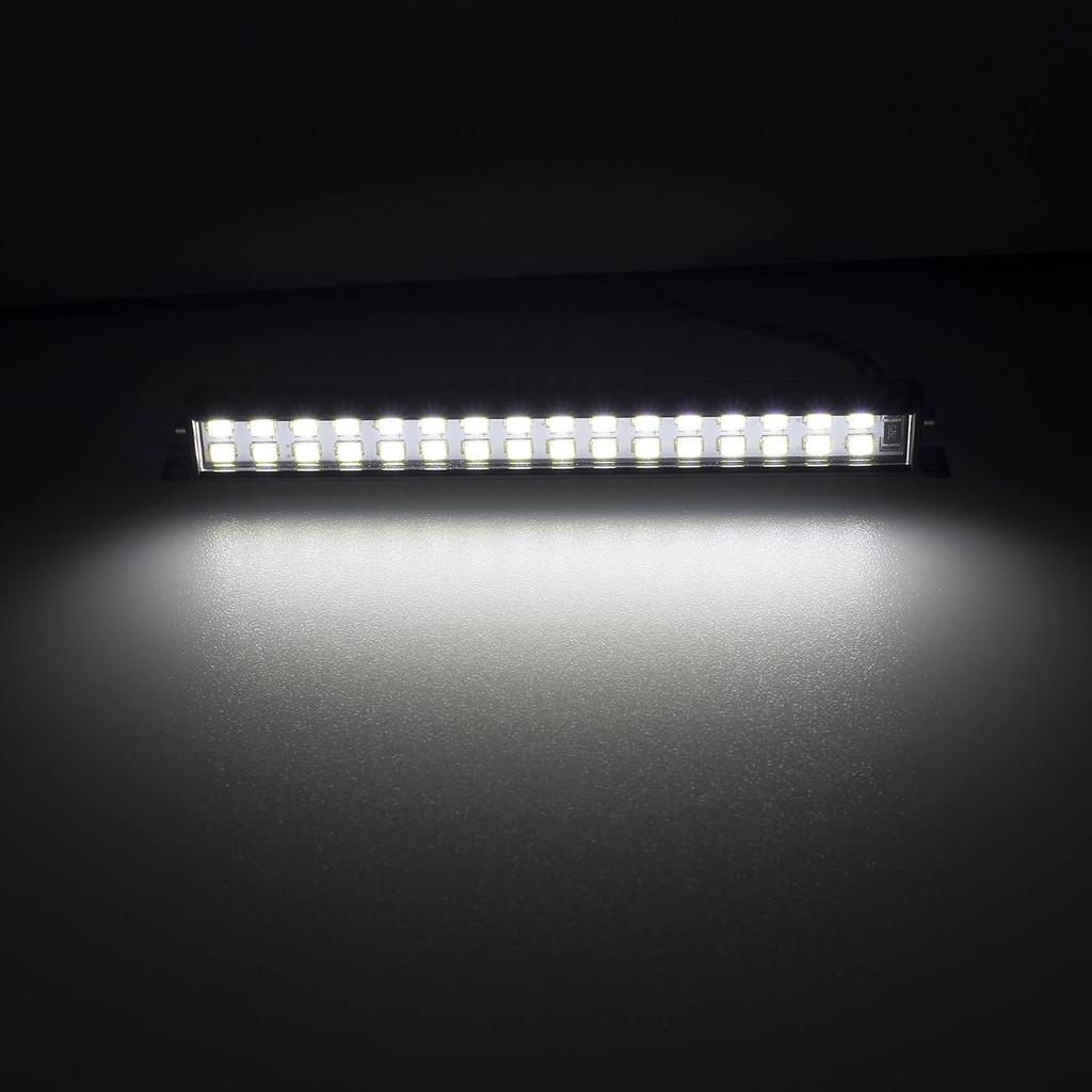 DKKY TRX4 Lights SCX10 Roof Light Bar 48 Lights for Traxxas TRX4 Axial SCX10 90027 SCX10 II 90046 90047 D90 CC01 1/10 RC Crawler (48 Lights)