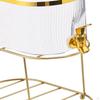 Beverage Dispenser with Spigot, Drink Container, Easy To Clean Sturdy Iced