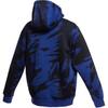 Nike All Over Print Zip Up Sports Hoodie Men jackets Blue DH4960-010