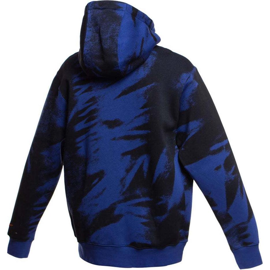Nike All Over Print Zip Up Sports Hoodie Men jackets Blue DH4960-010