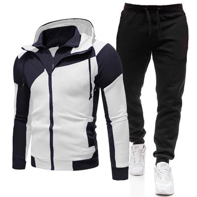 Νέα Ανδρικά Σετ Ποδοσφαίρου Φούτερ με Φερμουάρ+Παντελόνι Δύο Τεμάχια Αθλητική Φόρμα Casual Ανδρικά Αθλητικά Ρούχα Γυμναστηρίου Ρούχο Ιδρώτα