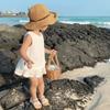 Girls Summer Clothing Sets Hollow Lace Suit Baby Casual Sleeveless T-shirt+Shorts Kids Clothing Sets Baby Clothes Outfits