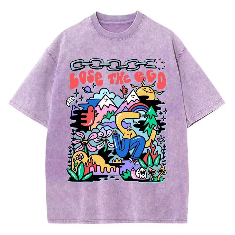 

Мужская футболка с мультяшным принтом для пары, уличный повседневный стиль, имитация денима, свободная ткань, летняя, женская, с круглым вырезом, короткая 3XL