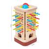New 3in1 Wooden Stick and Tower Game Arithmetic Early Education Montessori Toys Thinking Training Parent-child Interactive Toy