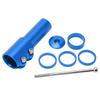 Mountainbike Vorbau Erhöhung Aluminiumlegierung Fahrrad Lenker Erhöhungsadapter für 28,6 mm 1,13 Zoll Gabel Blau