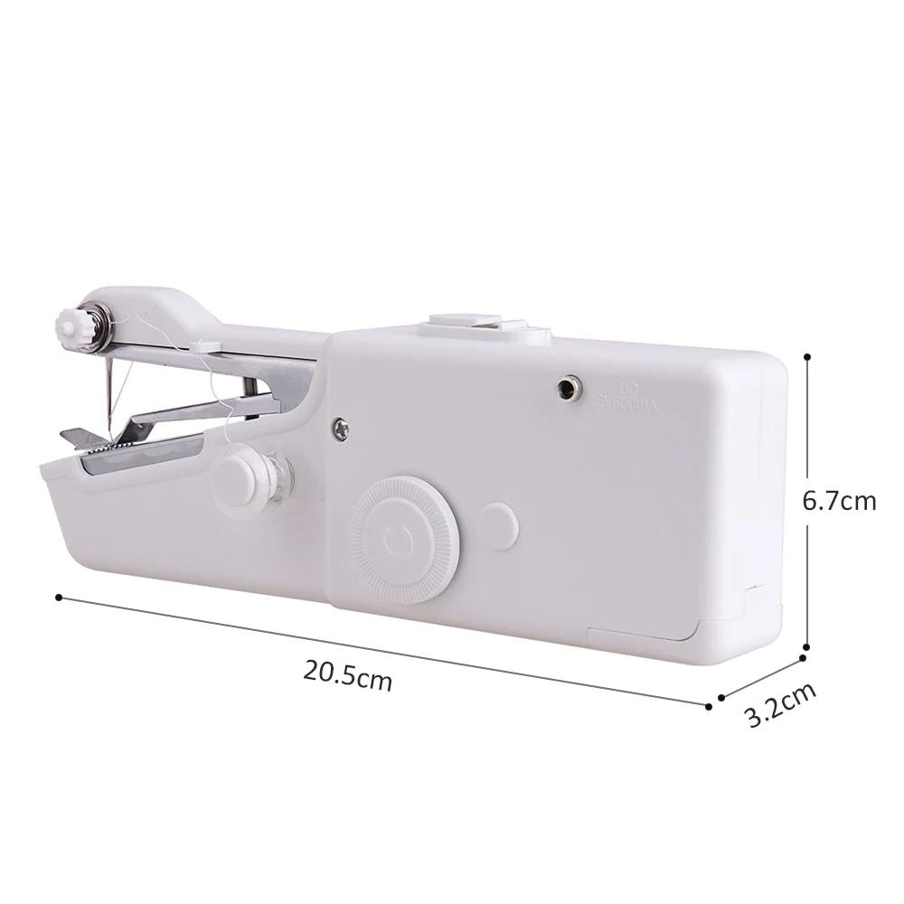 Portable Mini Sewing Machines Needlework Cordless Hand-Held Clothes Useful Portable Sewing Machines Handwork Tools Accessories