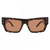 Mcm Brown Browline Unisex Sunglasses Mw0014 52e 53 Multi