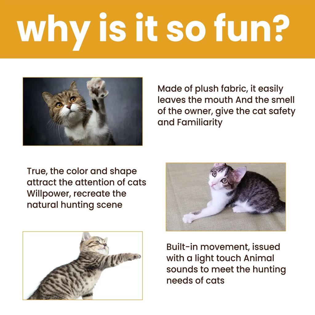 Jucărie interactivă cu șoarece pentru animale de companie, jucărie de pluș cu voce de șoarece de simulare de câine