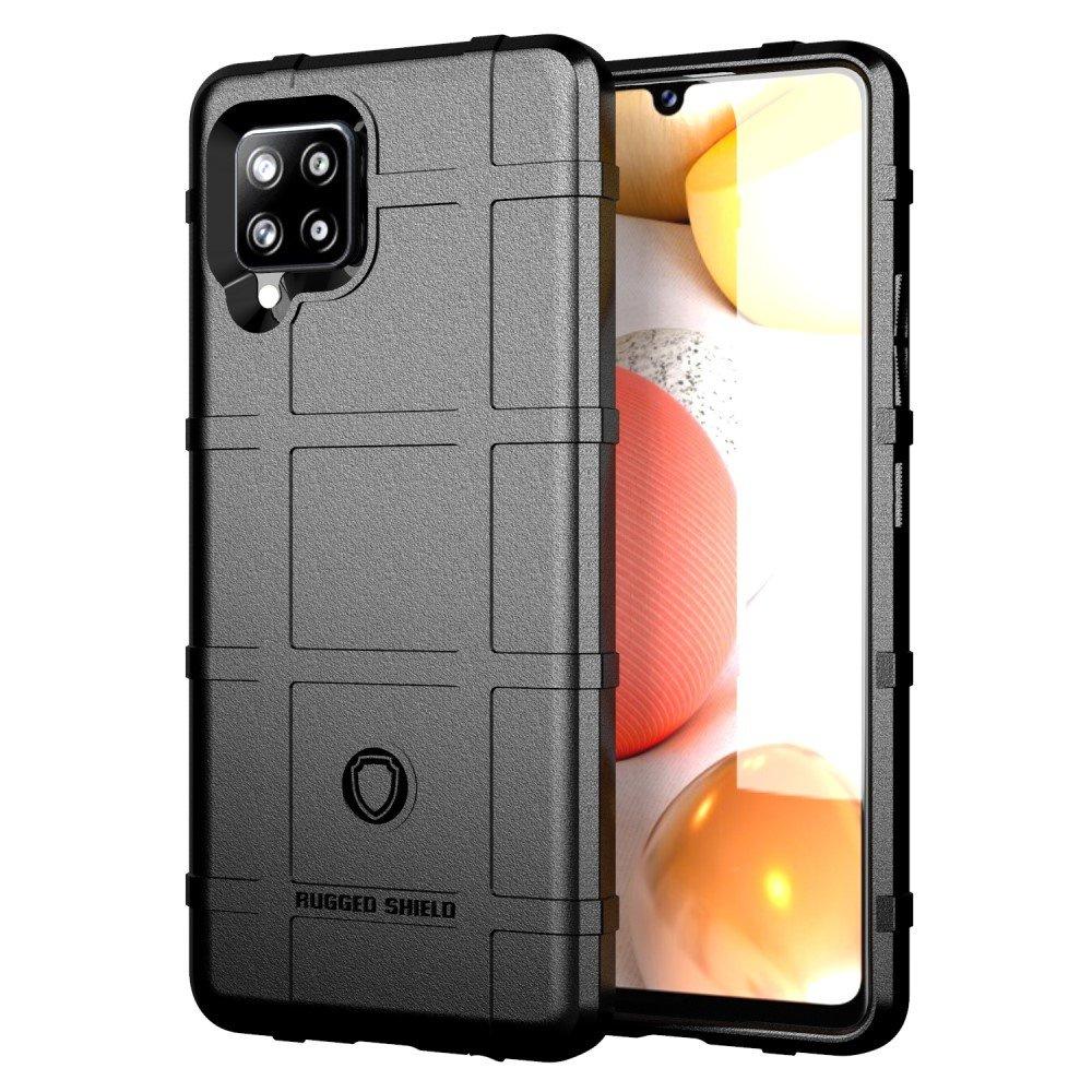 Case for Samsung Galaxy A42 5G, Rugged Shield, black