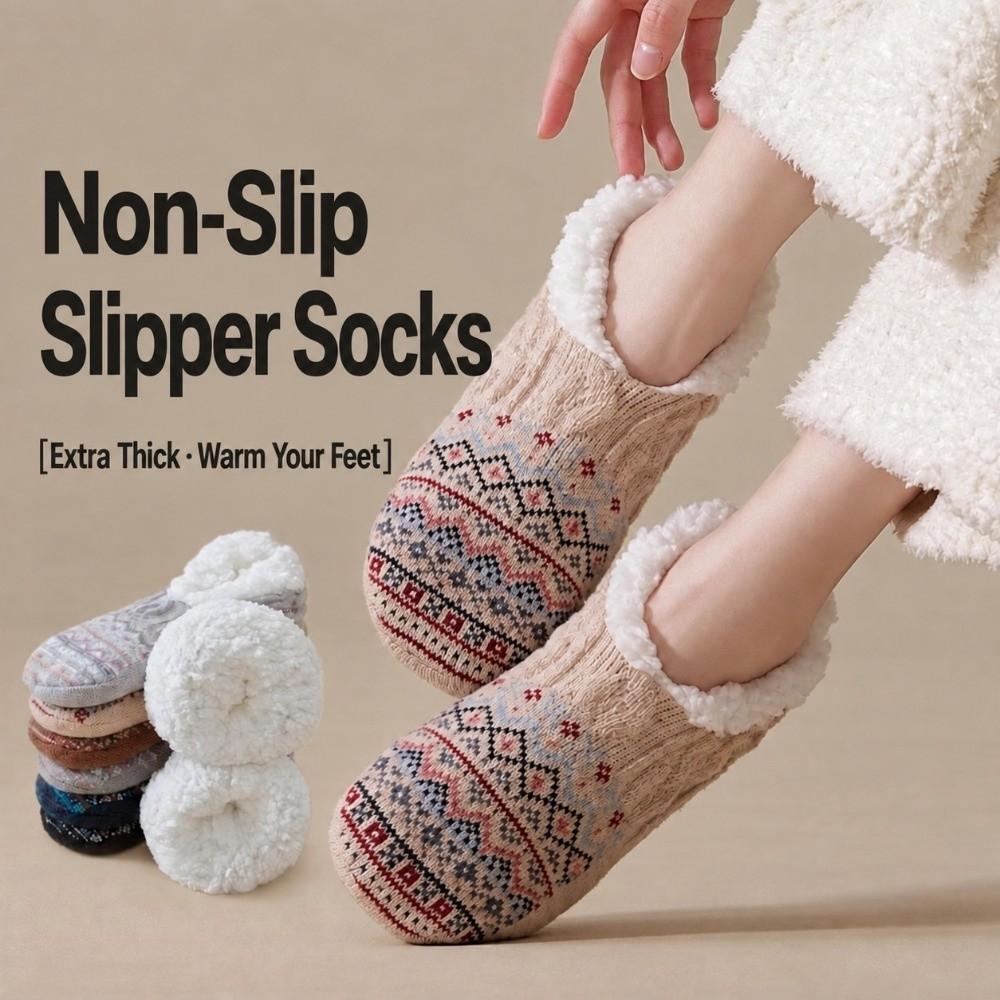 1 Pair Silicone Non-slip Sole Non Slip Floor Socks Thickened Indoor House Socks Indoor Use