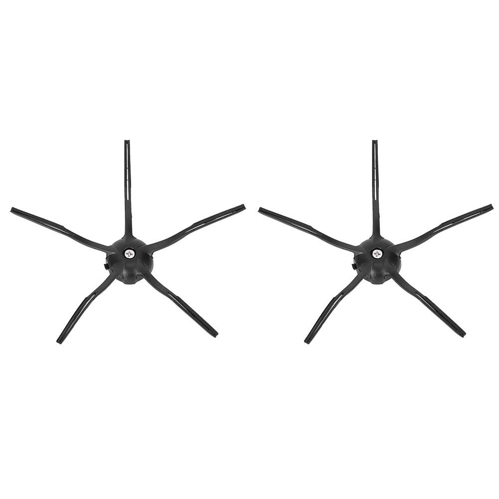 2Pcs Side Brush Replacement Accessory for XIAOMI Roborock S6 S5 E35 E2 Sweeping Robot Black