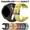 Silicone Strap for Garmin Instinct 3 AMOLED 45/50mm Sports Breathable Multi-Color Outdoor Running Essential for Men Women