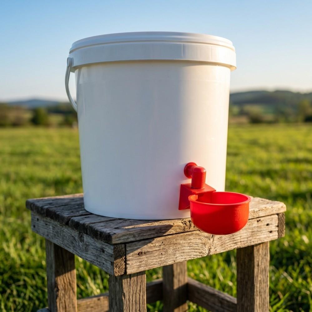10 Sets PP Chicken Waterer Cups Durable Pigeon Waterer Cups Automatic Chicken Water Cups Home Use
