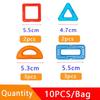 Large Educational Magnetic Tiles - Children's Development Toy for Creative Building and Thinking