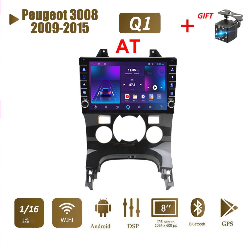 

Icreative для Peugeot 3008 2009-2015 с кнопочной ручкой Android Car Radio Multimedia Player Navigation Stereo GPS 2 Din Carplay 2+32 ГБ 1+16GB,AT