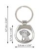 Curly Coated Retriever - Keychain with a Dog, Keychain with a Print, Personalized Pendant from the Art-Dog Brand