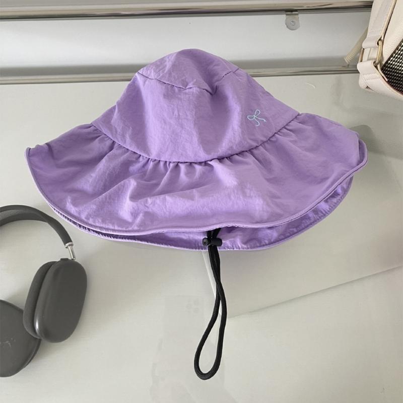 UV Protective Fishing Hat for Women Bowknot Sun Hat Quick Drying Sport Hat Breathable Outdoor Hiking Hat Climbing Hat