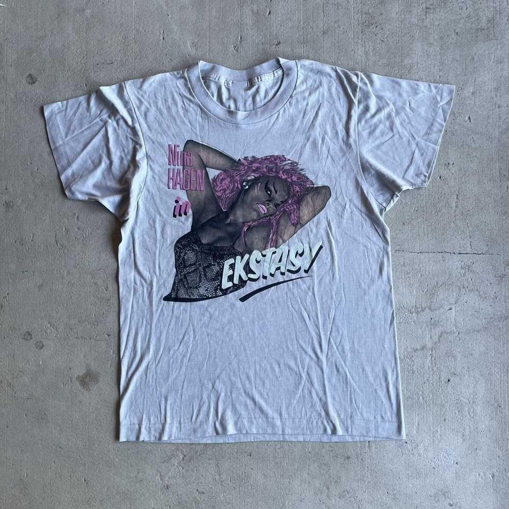 

Vintage Nina Hagen Ekstacy Cotton Shirt Unisex Concert S to 5XL Unisex T-Shirt S