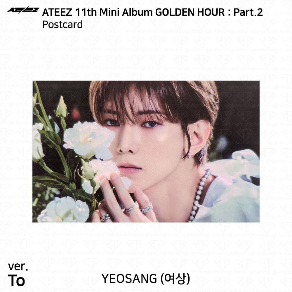 ATEEZ Cel de-al 11-lea Mini Album Ora de Aur Pt.2 Pentru Jurnal pentru Ver Photocard Carte poștală