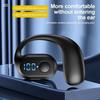 Lightweight Wireless Earphone Bluetooth 5.4 Bone Conduction Headphones Ear Hook LED Display HD Calling Mic Surround Sound Earbud