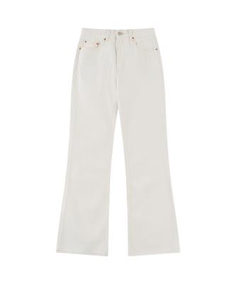 Siyajyu Sijn6112 Urban Bootcut Colored Denim_Ivory