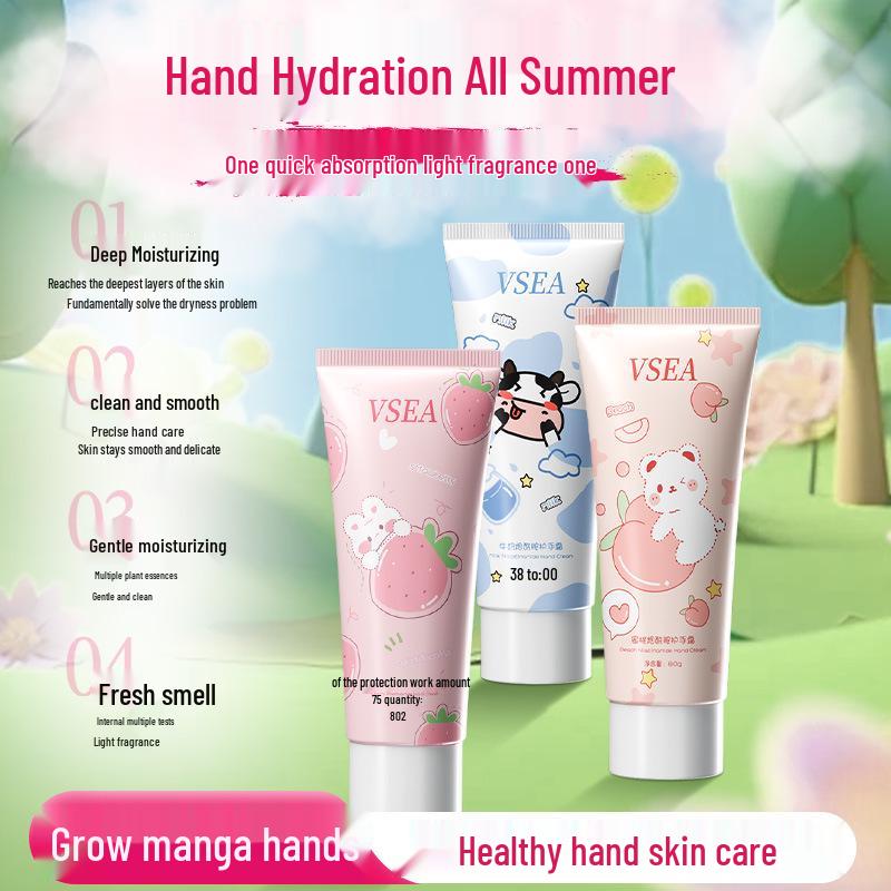 Milk Niacinamide Smoothing Hand Cream: Moisturizing, Nourishing, and Anti-Chapping Care for Women