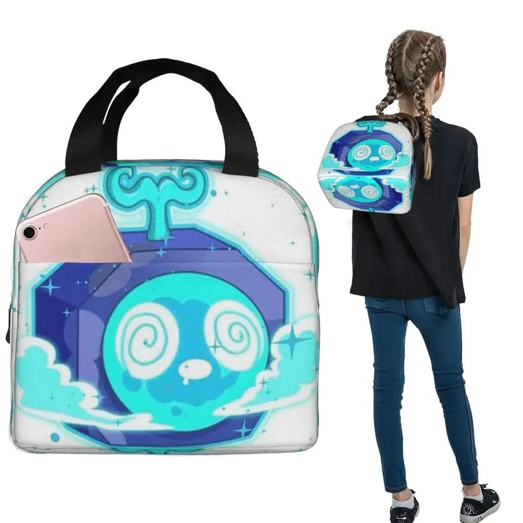 Blox Fruits Game Insulated Lunch Bag for Women Kids Portable Food Boxes Thermal Lunch Box Tote